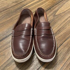 COLE HAAN Pinch Weekender Roadtrip Mens 10M Loafers Brown Leather Shoes C24009
